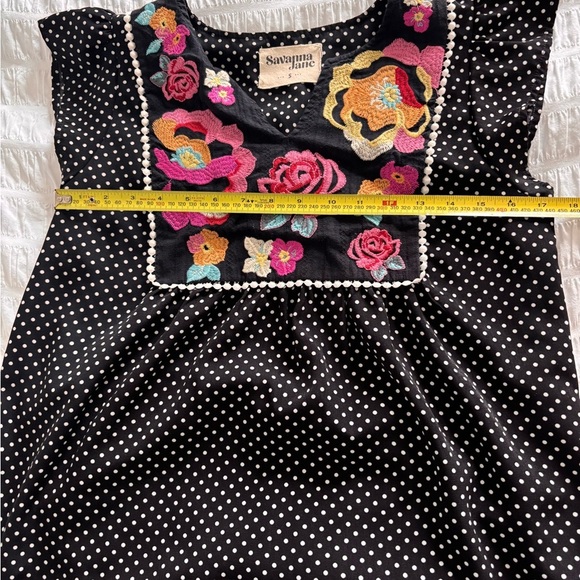 Savanna Jane Black and White Flutter Sleeve Sundress - Picture 2 of 8
